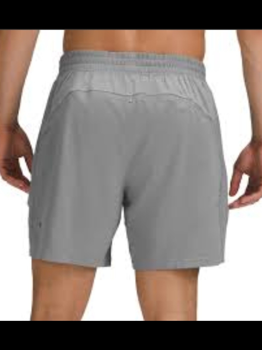 lululemon athletica Men's Light Gray Athletic Shorts